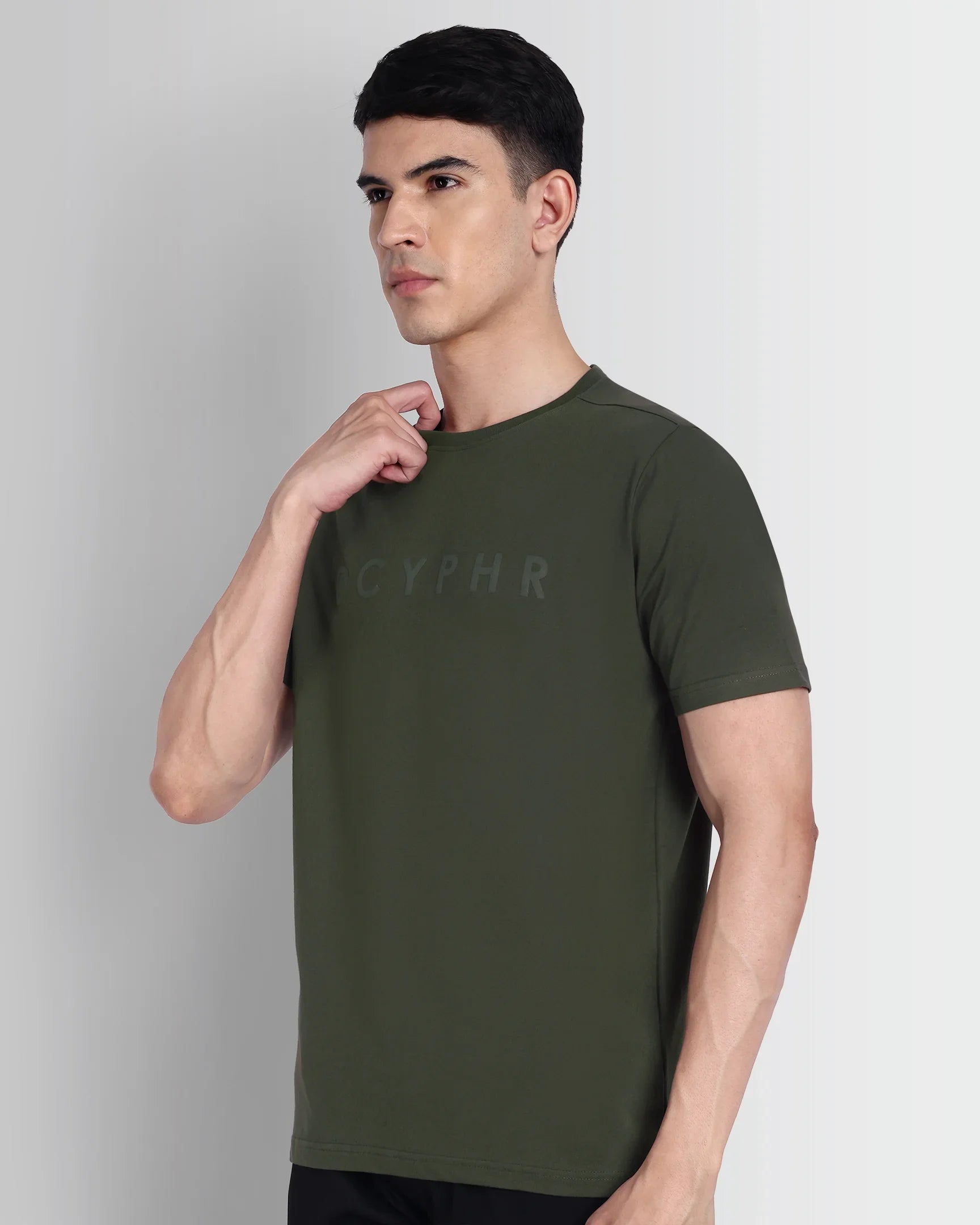 DCYPHR Essentials Stretch Brand Tee - Autumn Ember