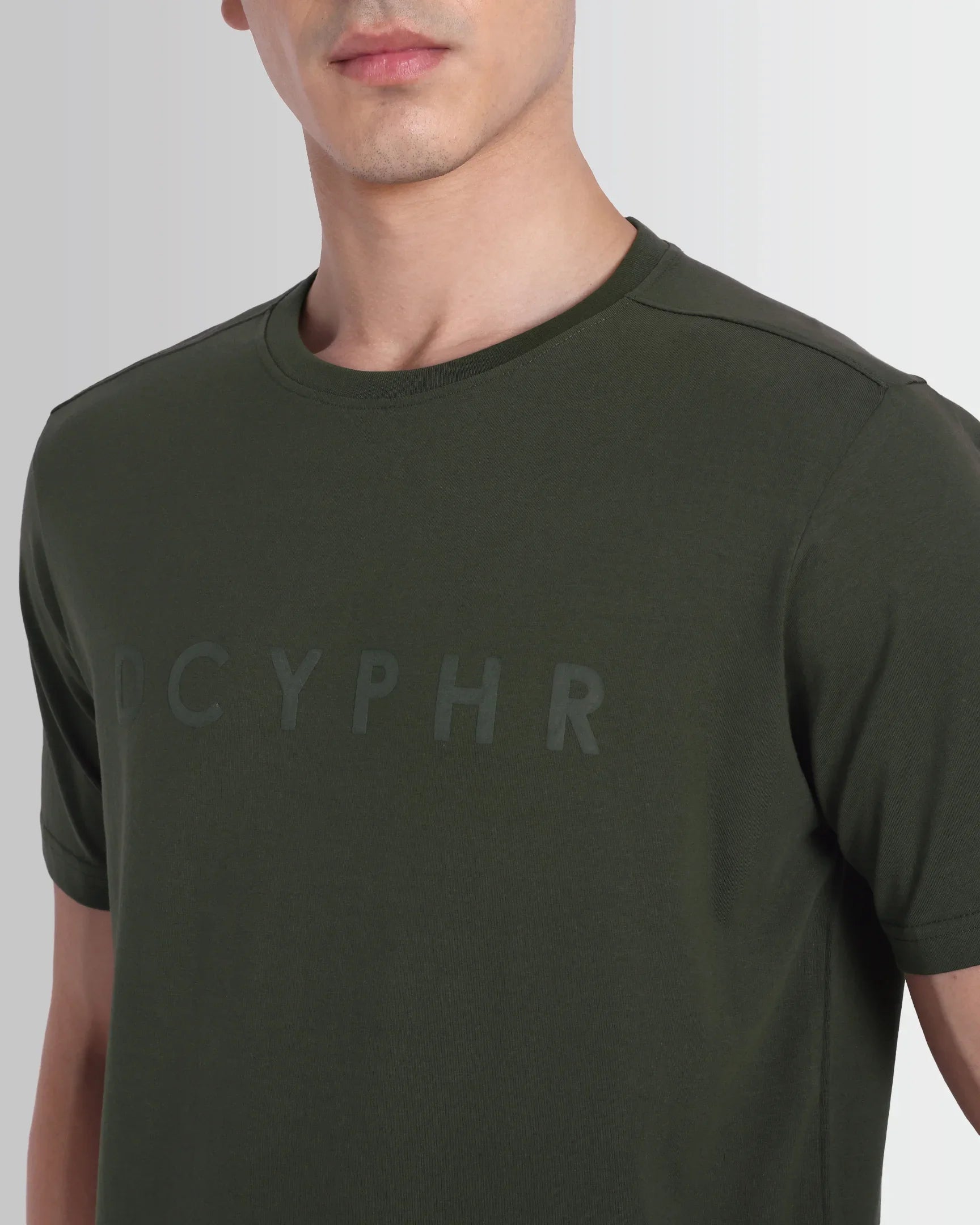 DCYPHR Essentials Stretch Brand Tee - Autumn Ember