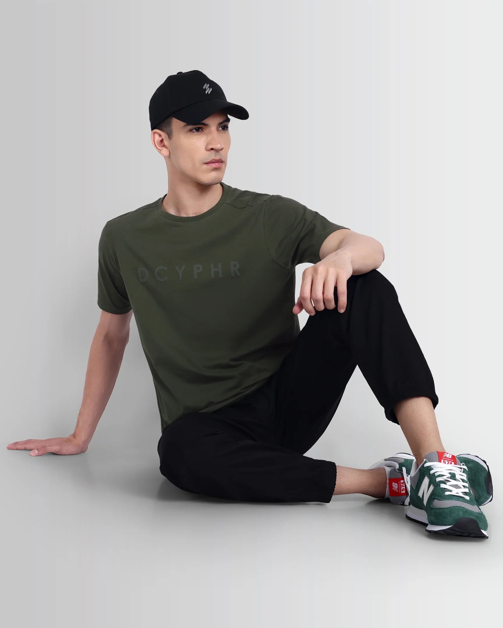 DCYPHR Essentials Stretch Brand Tee - Autumn Ember