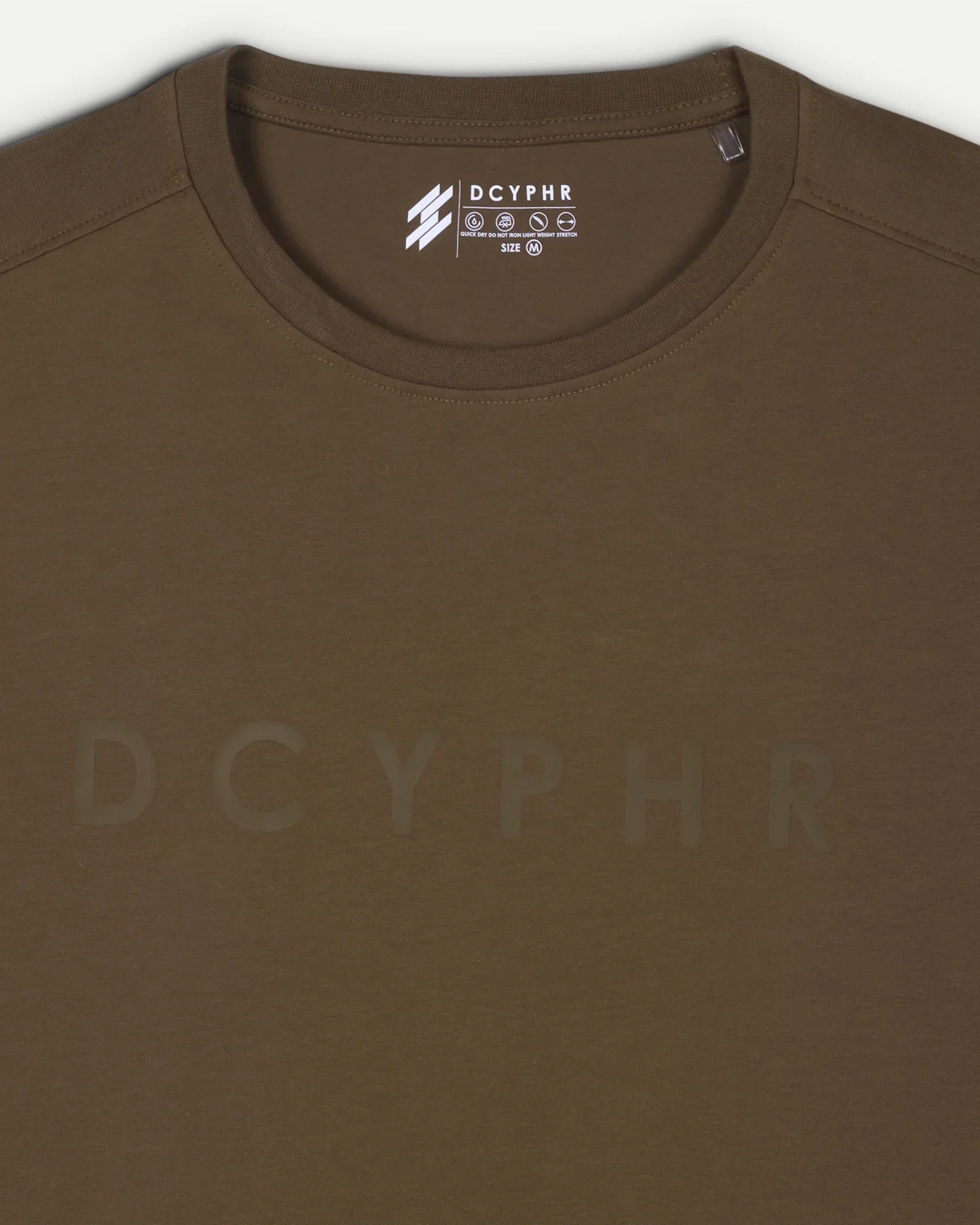 DCYPHR Essentials Stretch Brand Tee - Autumn Ember