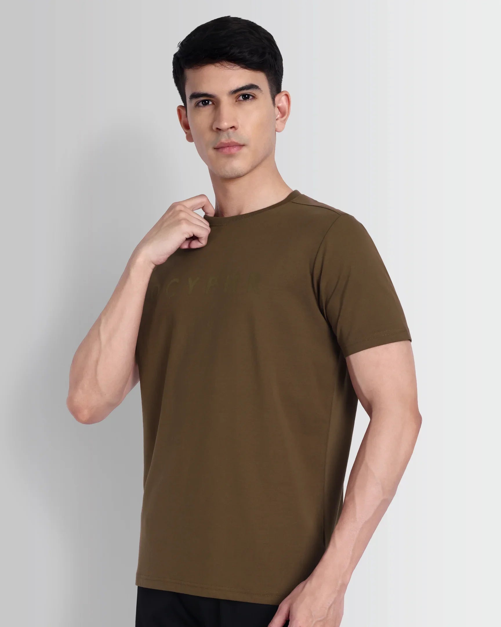 DCYPHR Essentials Stretch Brand Tee - Autumn Ember