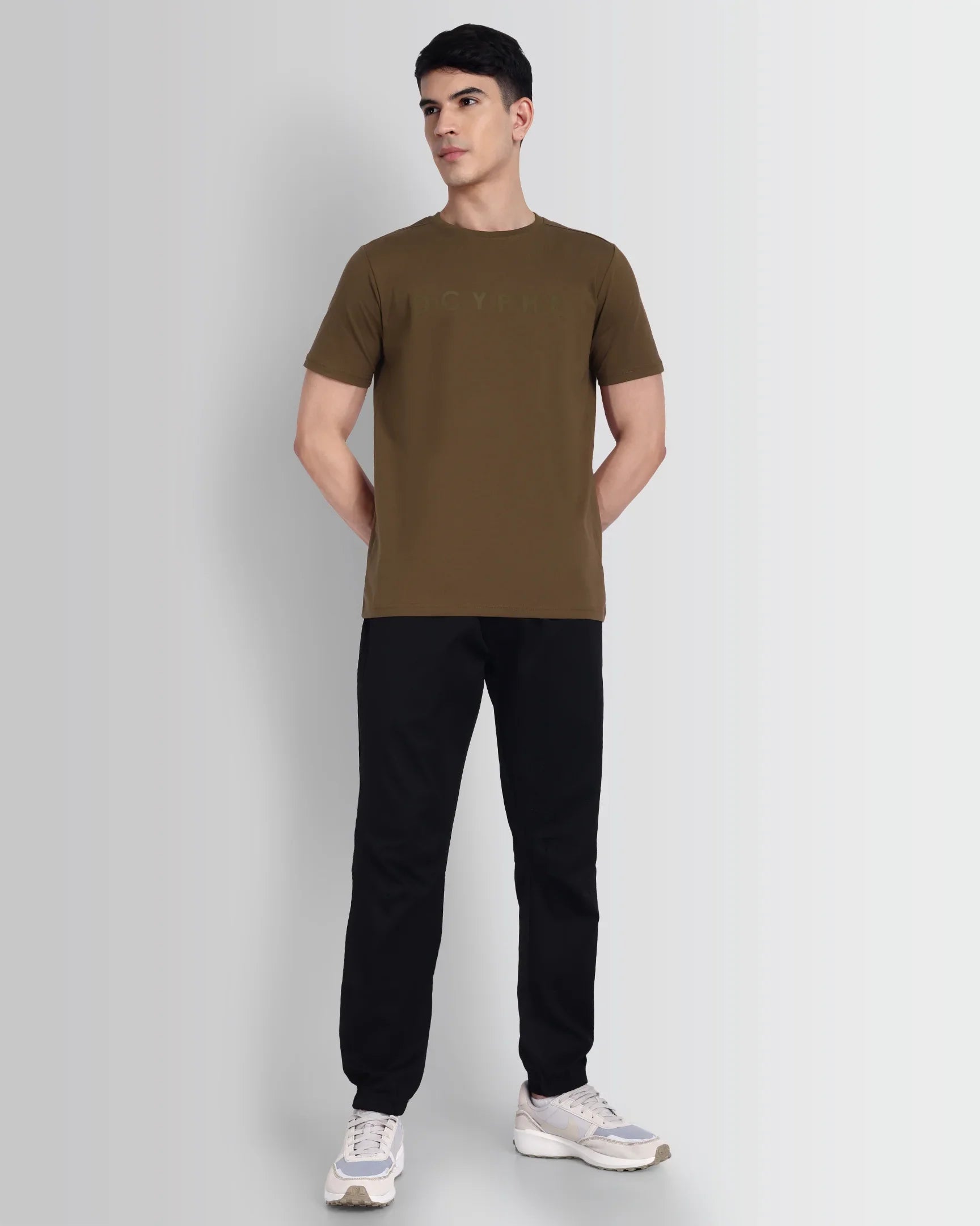 DCYPHR Essentials Stretch Brand Tee - Autumn Ember