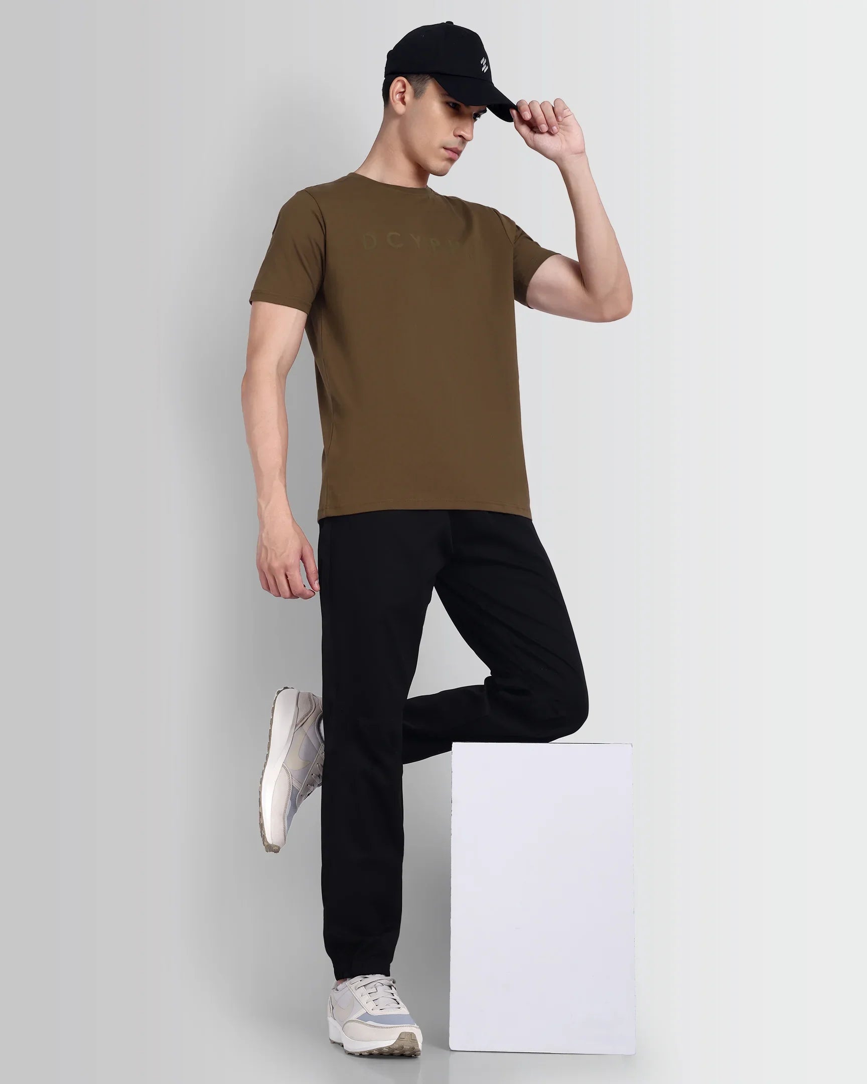 DCYPHR Essentials Stretch Brand Tee - Autumn Ember