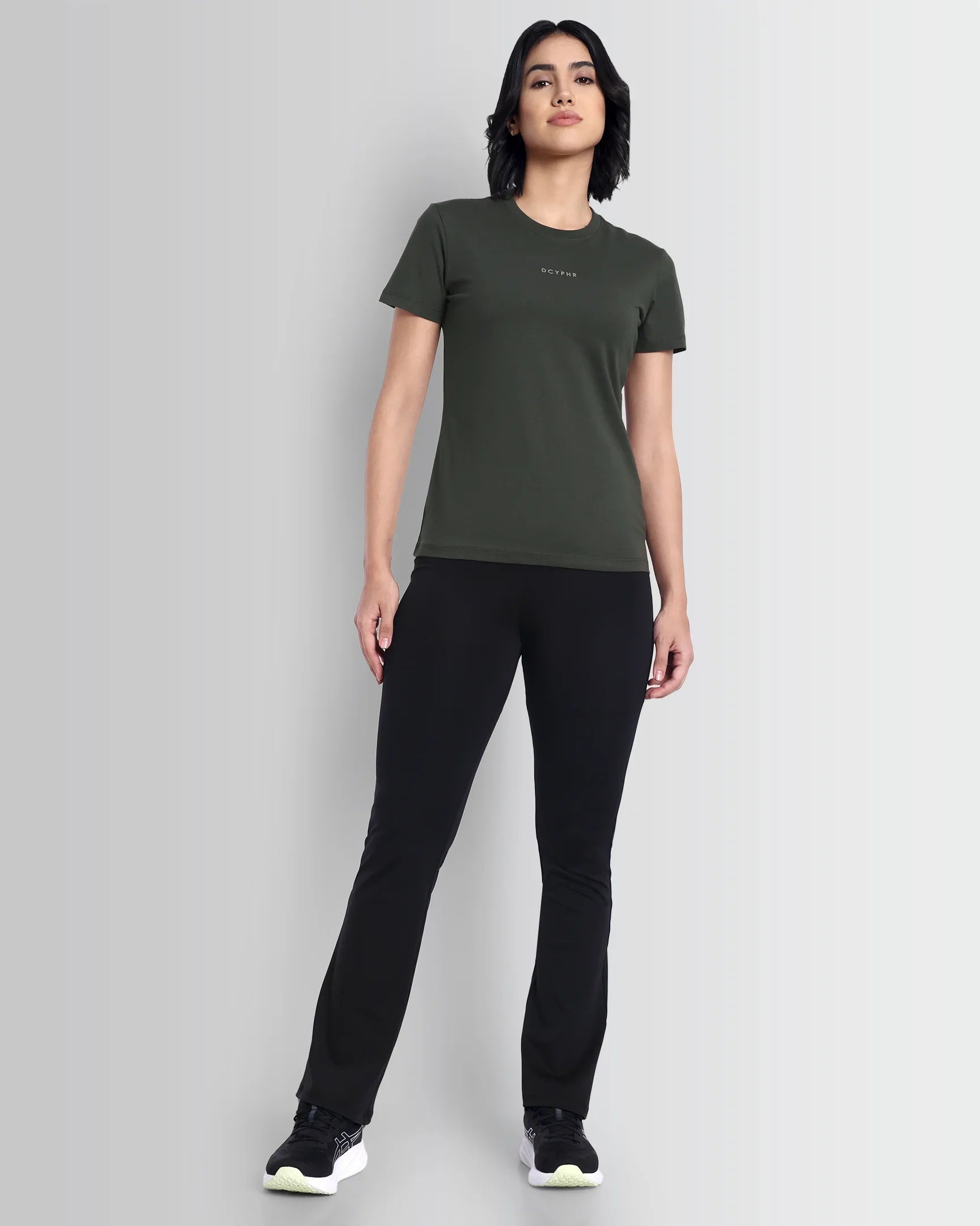 DCYPHR Essentials Stretch Brand Tee - Mud