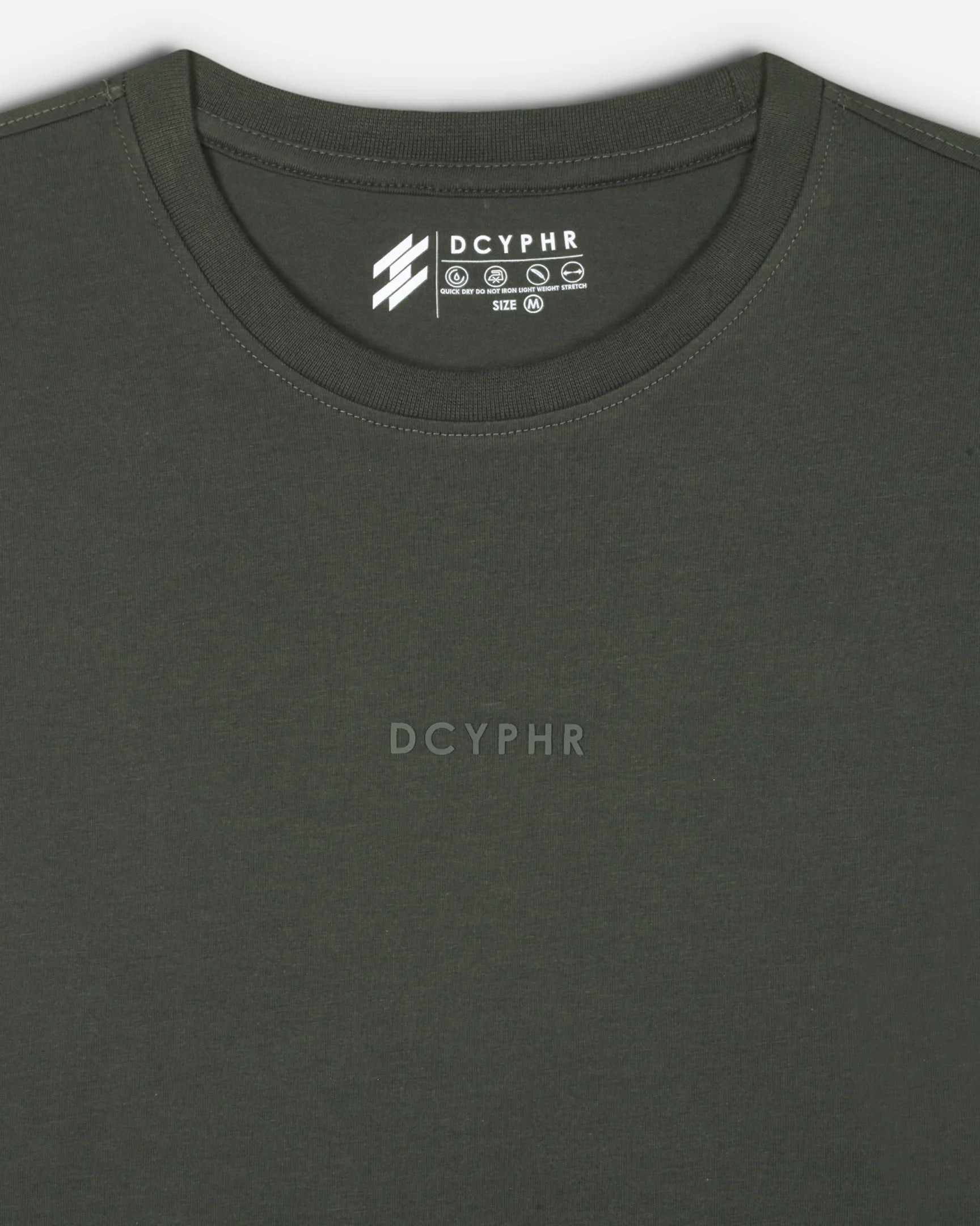 DCYPHR Essentials Stretch Brand Tee - Mud