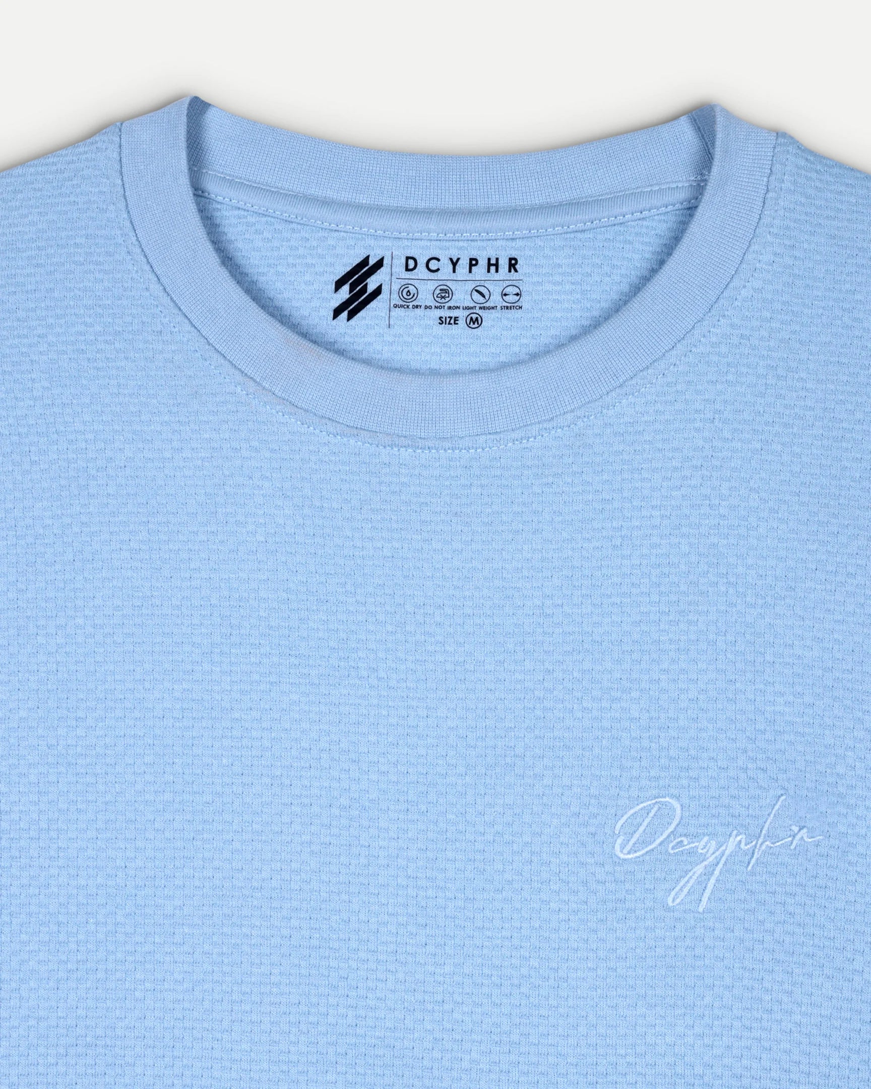 DCYPHR Waffle Play Structure Tee - Powder Blue