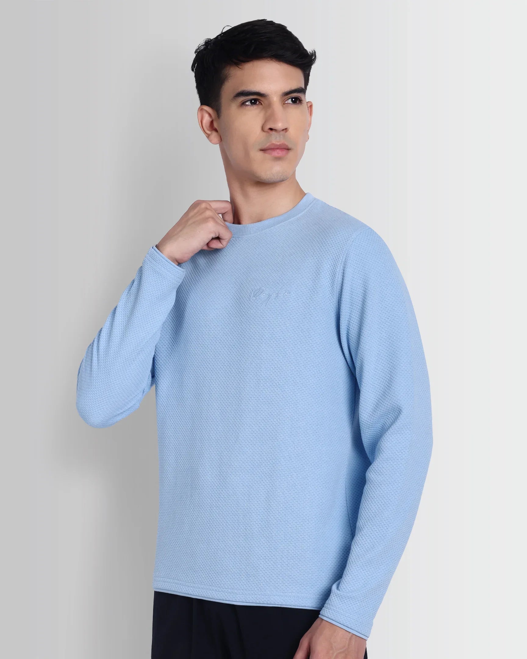 DCYPHR Waffle Play Structure Tee - Powder Blue