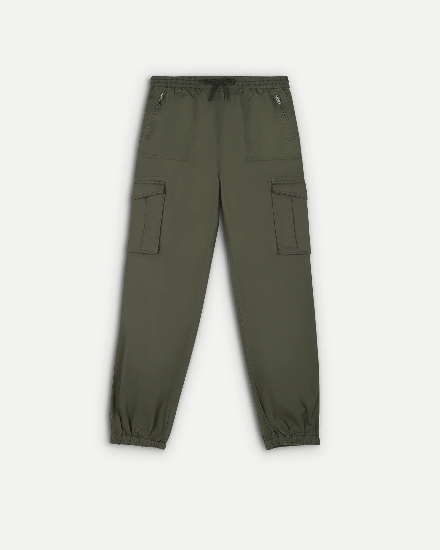 DCYPHR Street Grid Cargo Joggers - Green