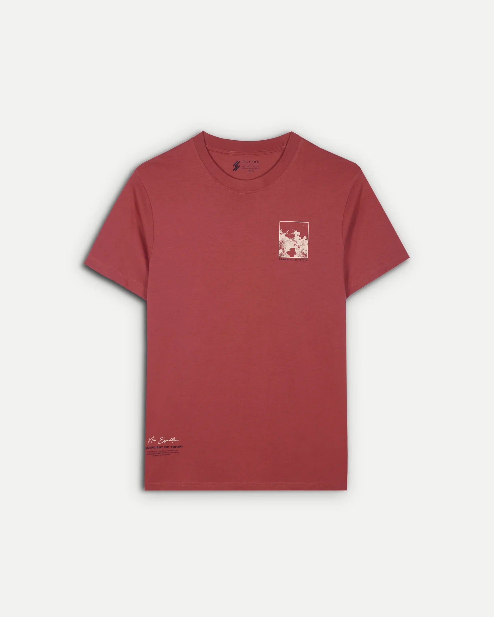 DCYPHR Tokyo Drift Graphic Tee - Red Ochre