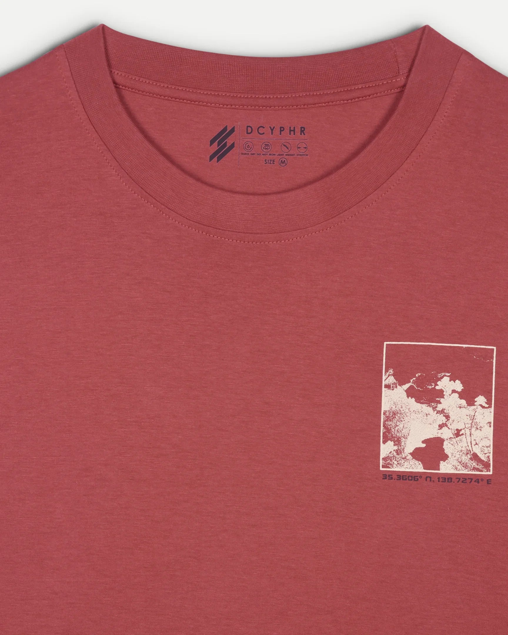 DCYPHR Tokyo Drift Graphic Tee - Red Ochre