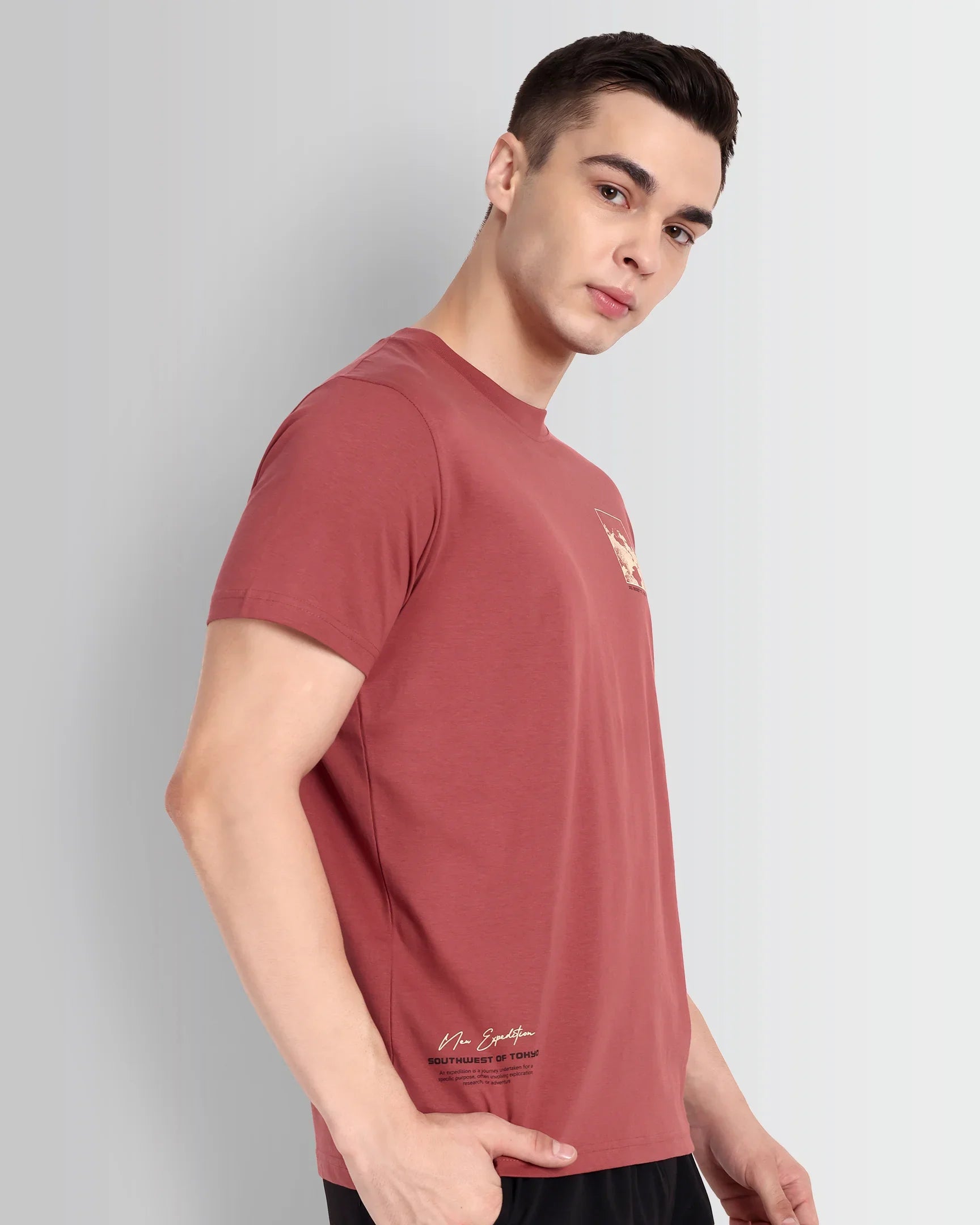 DCYPHR Tokyo Drift Graphic Tee - Red Ochre