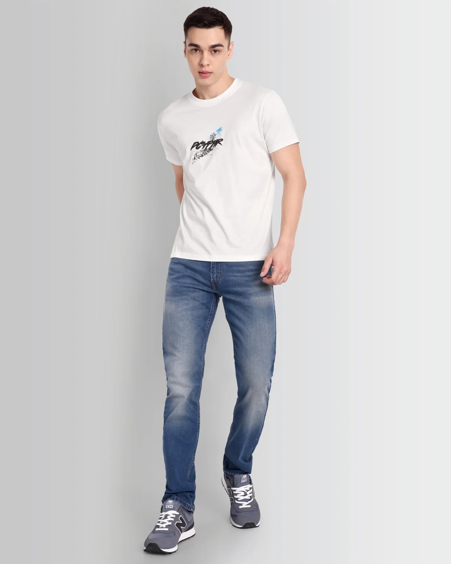 DCYPHR Wander Forever Graphic Tee - Bright White