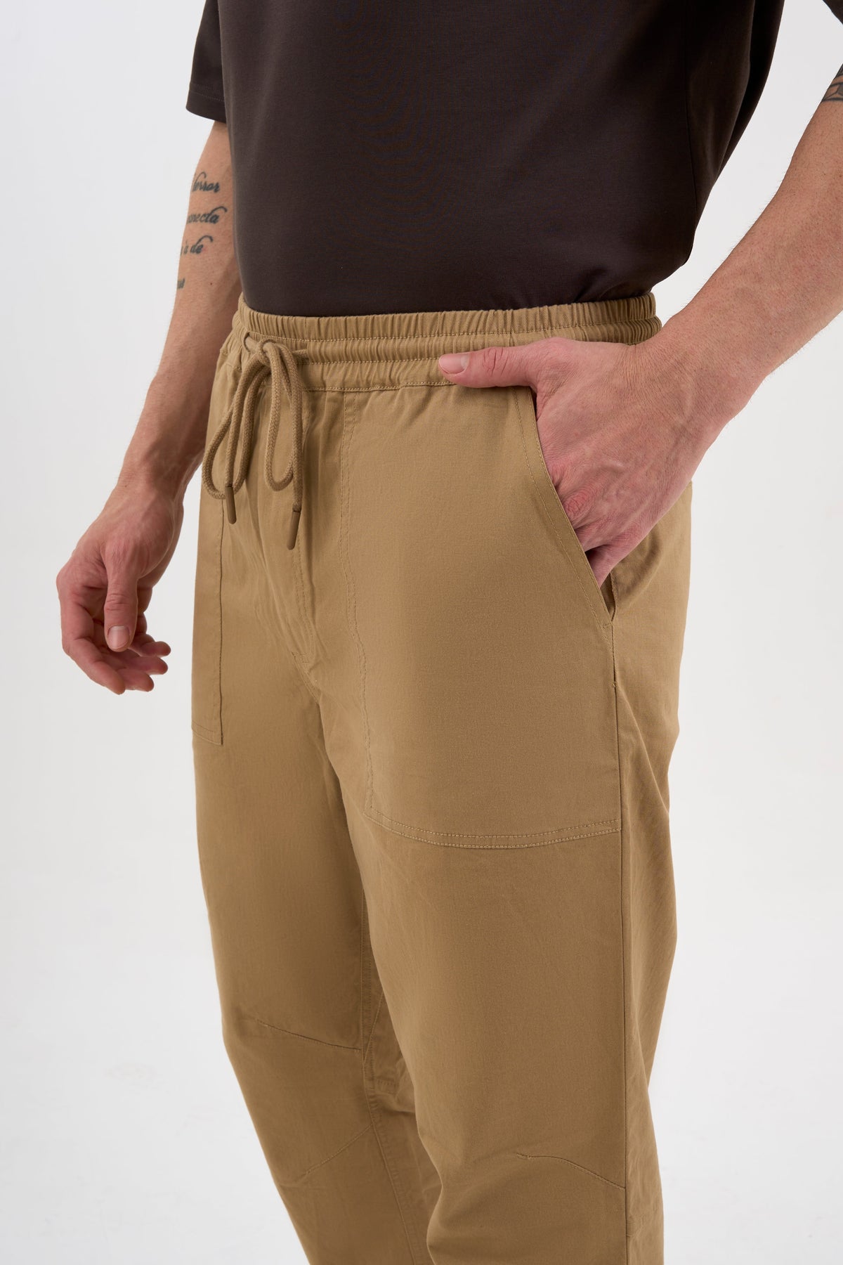 DCYPHR DISCOVERY Men's Armour Cargo Joggers-Beige