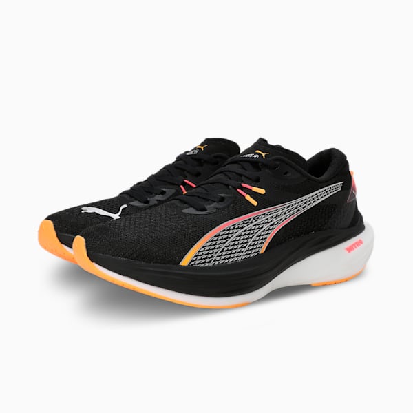 Puma Deviate NITRO 3 PUMA Black-Sun Stream Men's Lifestyle Shoes-30970702