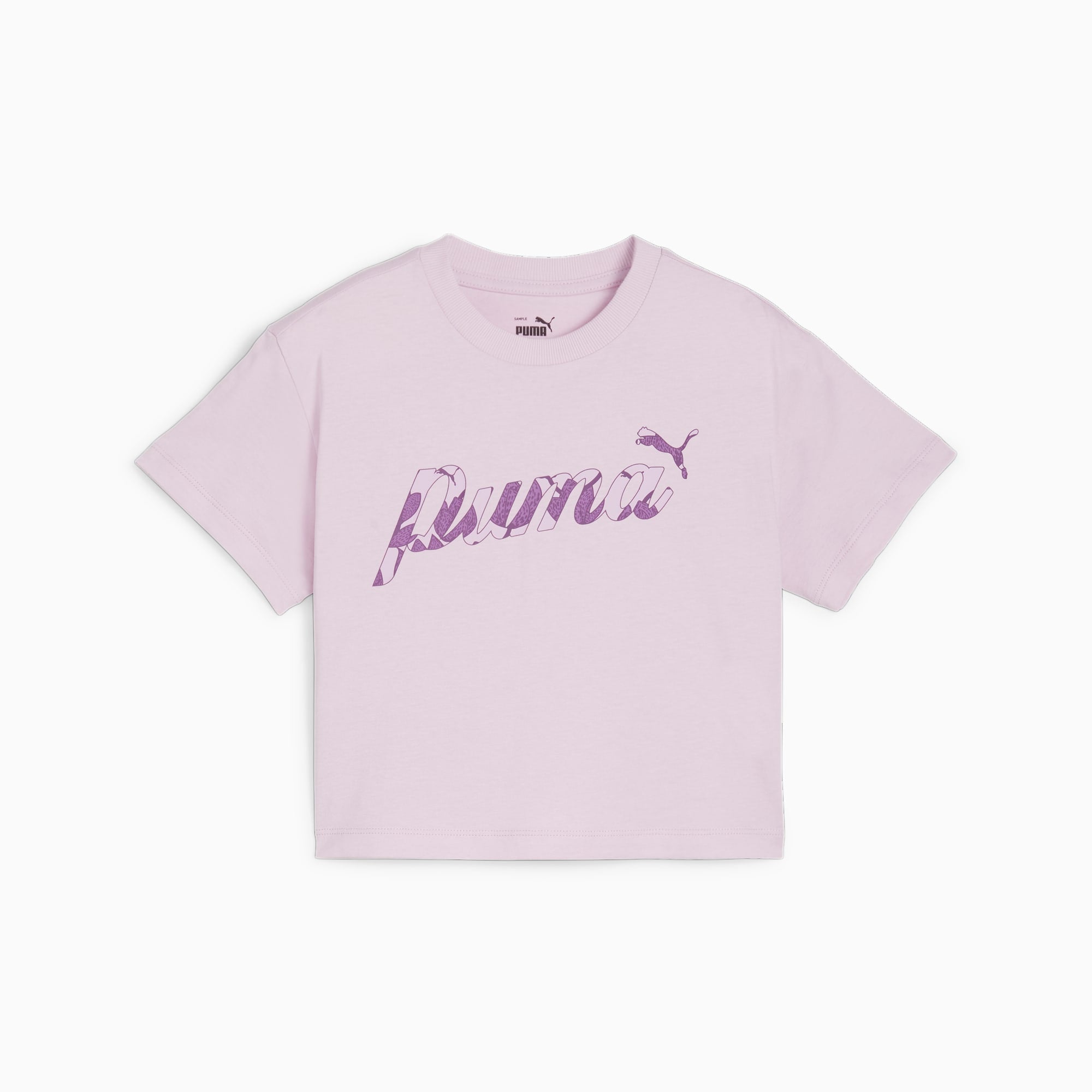 Puma ESS+ BLOSSOM AOP Tee Grape Mist Women's T-Shirts