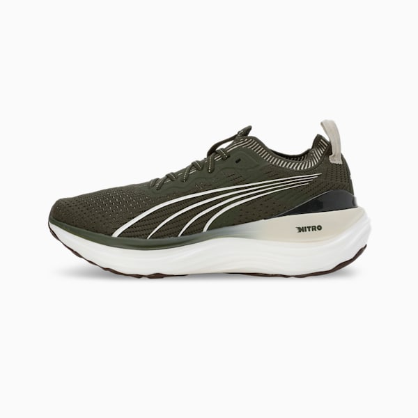 Side view of PUMA Men's Lifestyle Lace-Up Sneakers, showcasing the sleek design, breathable upper, cushioned insole, and iconic PUMA logo, designed for comfort and style in everyday wear.