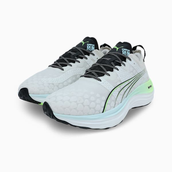 Puma ForeverRun NITRO Vapor Gray-Fizzy Apple- Men's Lifestyle Shoes-37775727