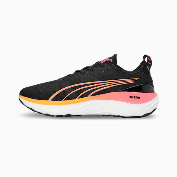 Side view of PUMA Men's Lifestyle Lace-Up Sneakers, showcasing the sleek design, breathable upper, cushioned insole, and iconic PUMA logo, designed for comfort and style in everyday wear.