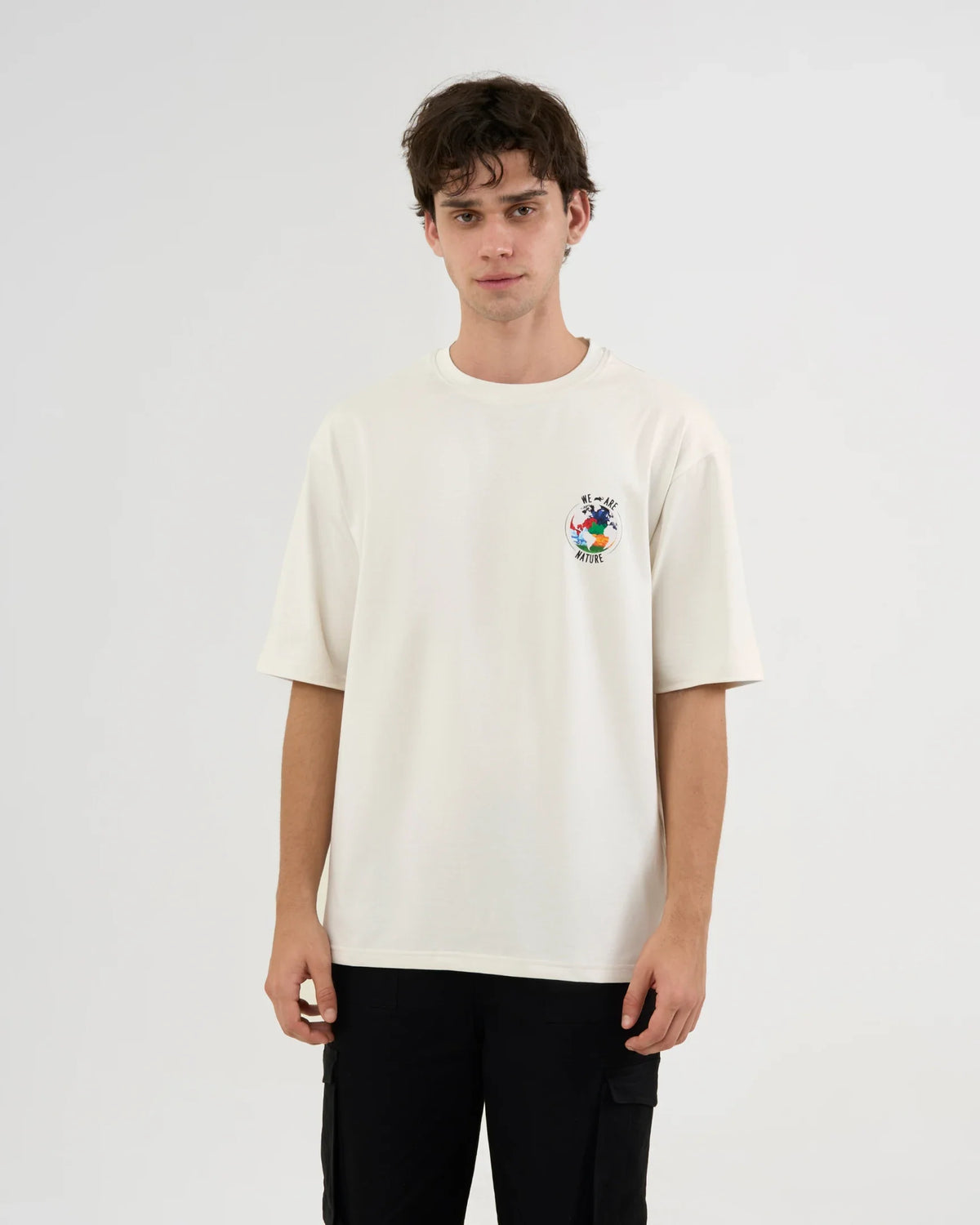 DCYPHR DISCOVERY Men's We Are Nature Graphic Tee-Off-white