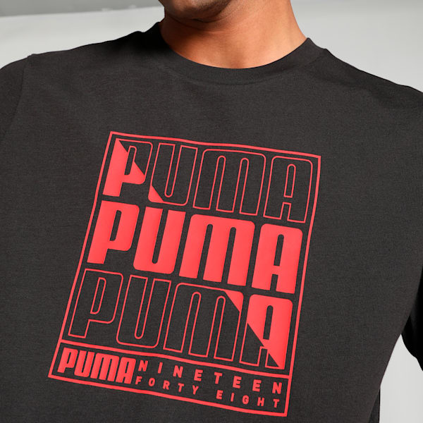 Puma GRAPHICS PUMA Box Tee PUMA White Men's T-Shirt-68017202