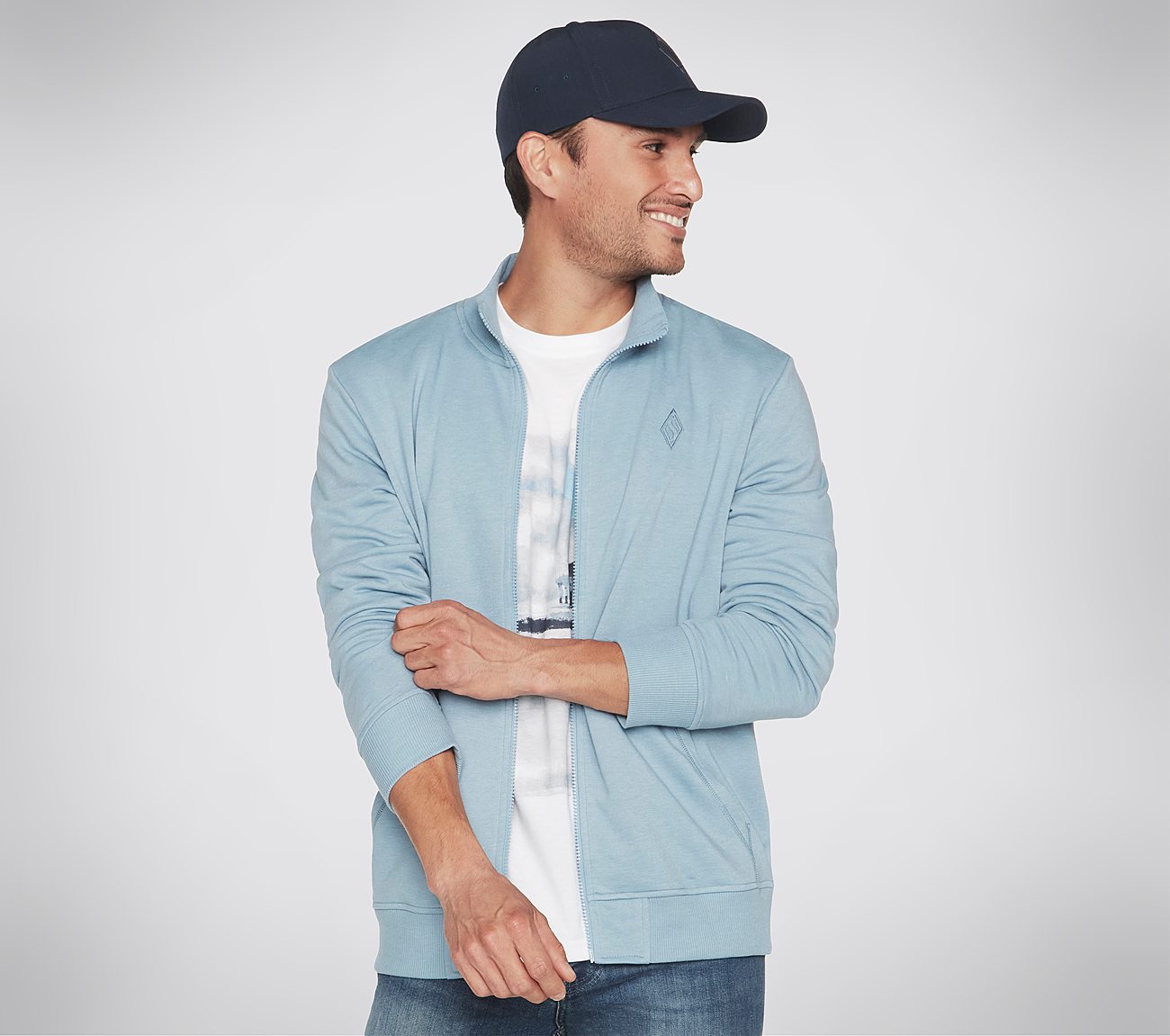 skechers hoodless hoodie