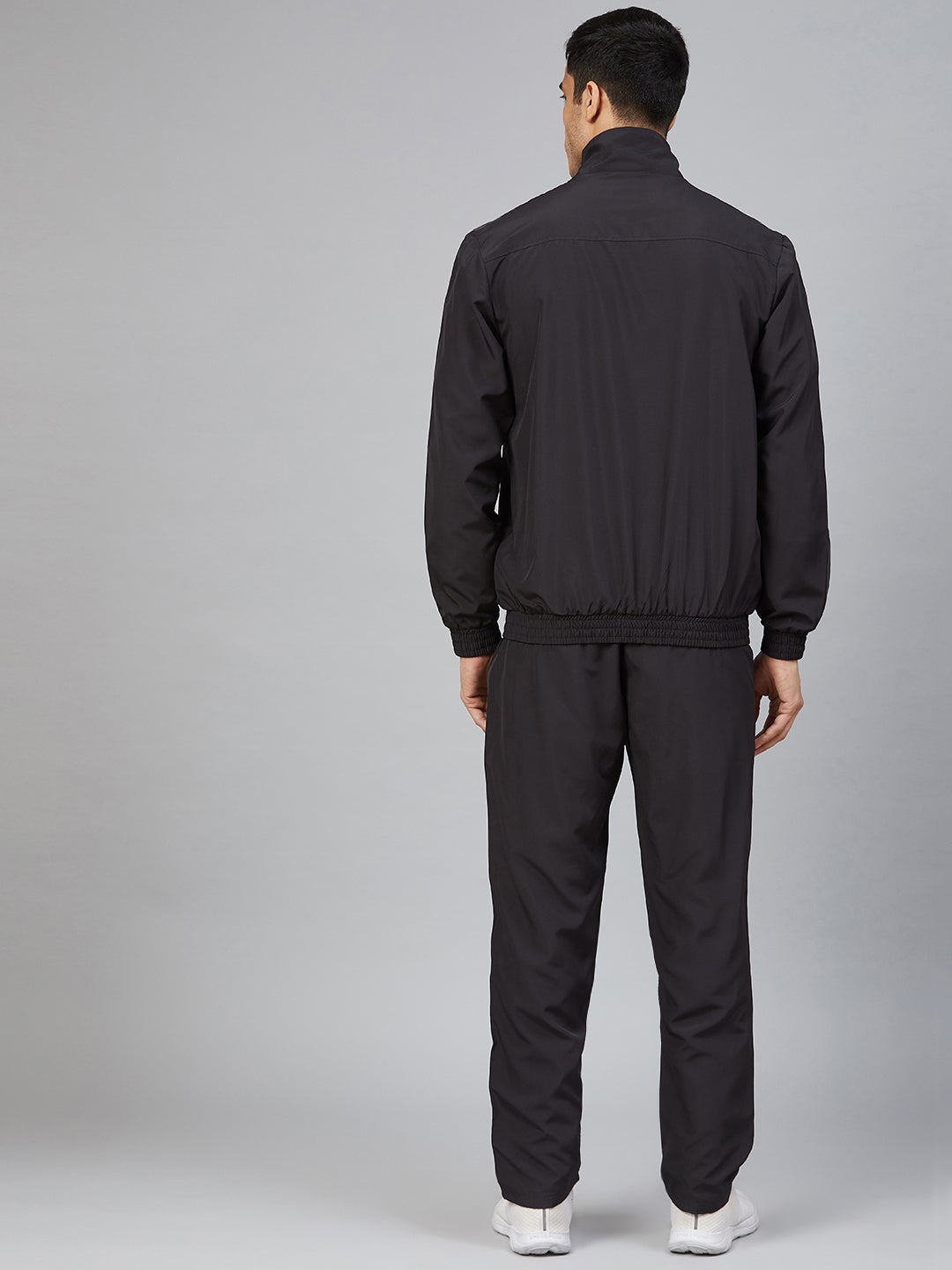 Alcis Men's Solid Black Track Suit-MAA20C932100