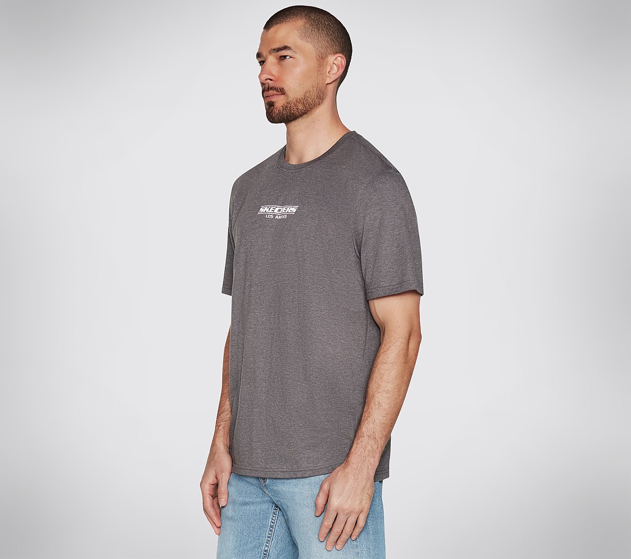 SKECHERS ACTION TEE Men's T-Shirts-MTS366A-BKCC