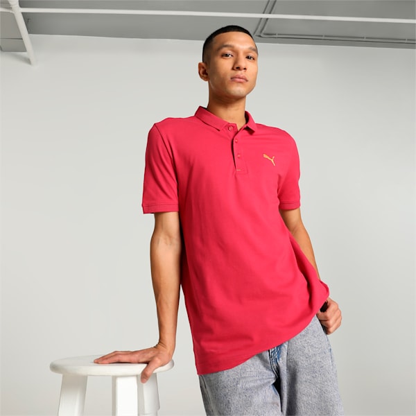 Front view of PUMA Men's Crew, showcasing its relaxed fit, modern design, and iconic logo for a casual and stylish look.