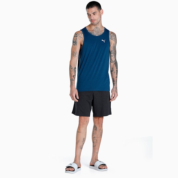 Puma Mens Premium Soft touch tank Dark Denim Men's T-Shirts