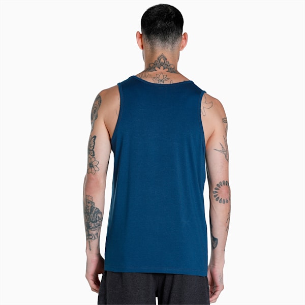 Puma Mens Premium Soft touch tank Dark Denim Men's T-Shirts