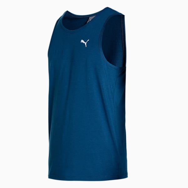 Puma Mens Premium Soft touch tank Dark Denim Men's T-Shirts