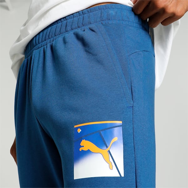 Puma Sport Graphic Pants OH Lake Blue Men's Lower-67943417