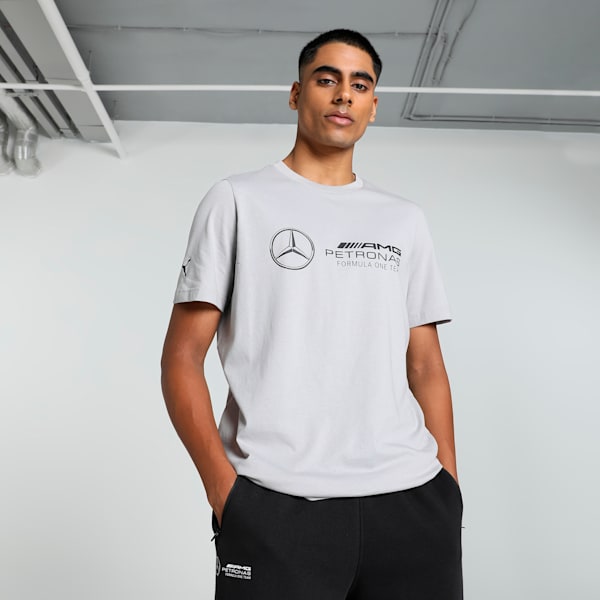 Front view of PUMA Men's Crew, showcasing its relaxed fit, modern design, and iconic logo for a casual and stylish look.