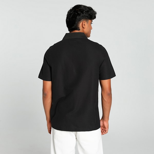 Puma MAPF1 Polo PUMA Black Men's Polo T-Shirt-62733501