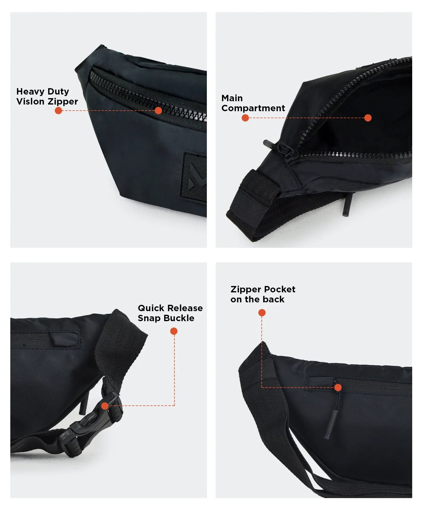 Mohawk Radian waist pouch