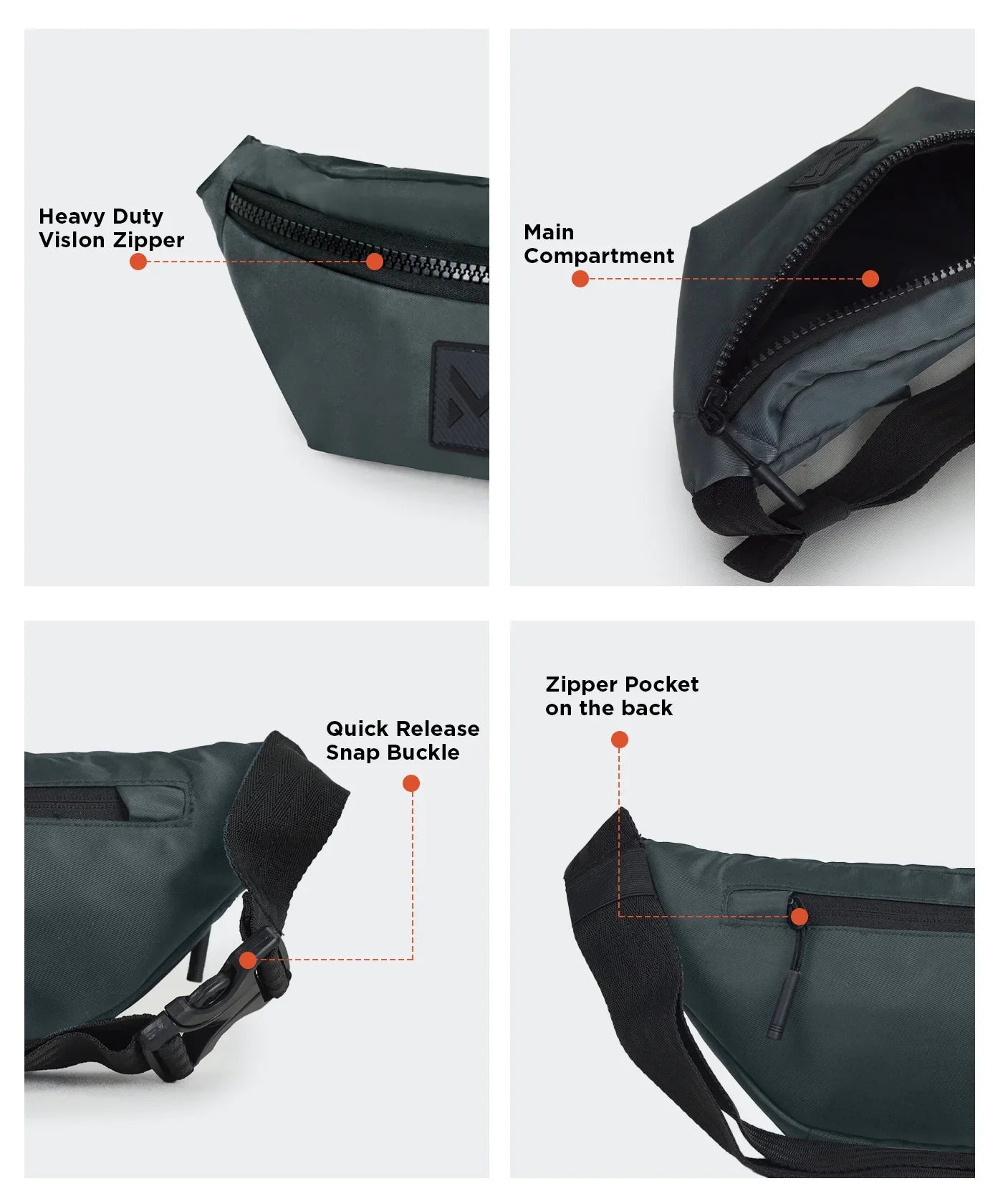 Mohawk Radian waist pouch