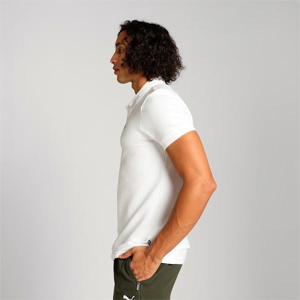 Puma Ottoman Polo PUMA White-Cat Men's Polo T-Shirts