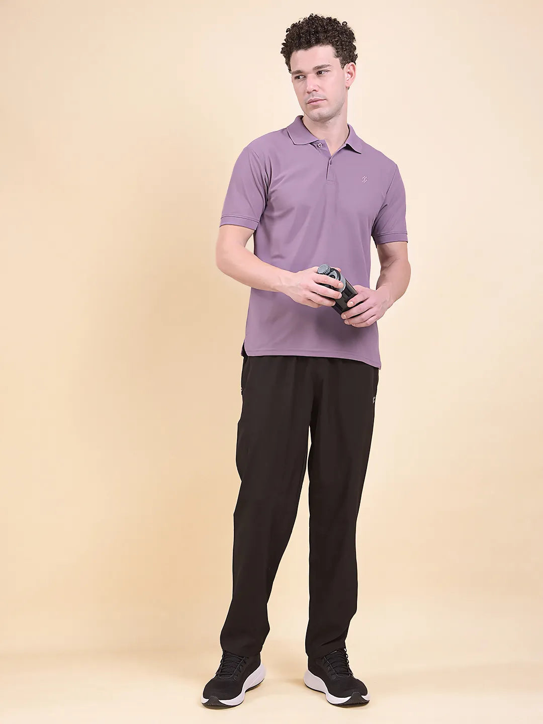 DCYPHR Men's Element Polo-Dusk Plum