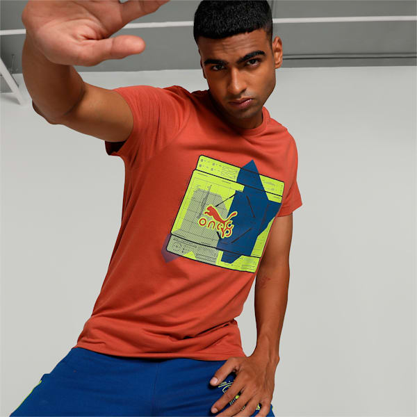 Front view of PUMA Men's Crew, showcasing its relaxed fit, modern design, and iconic logo for a casual and stylish look.