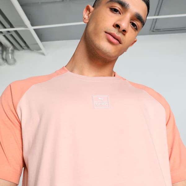 PumaxONE8 Premium Raglan Tee Deeva Peach Men's T-Shirt-62828562