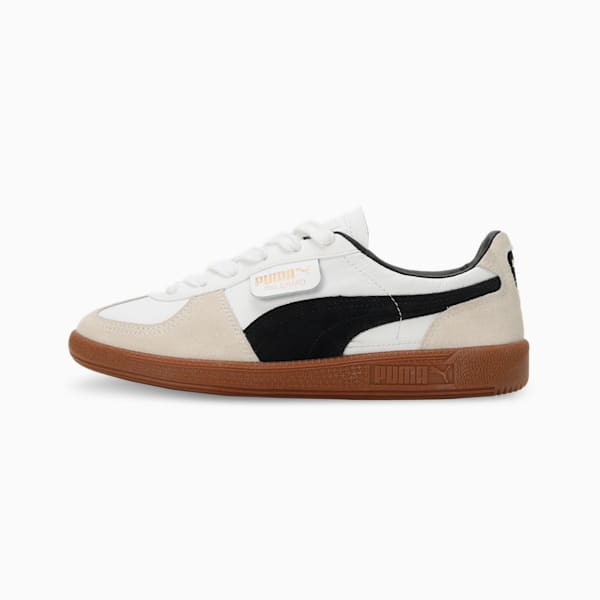 Side view of PUMA Men's Lifestyle Lace-Up Sneakers, showcasing the sleek design, breathable upper, cushioned insole, and iconic PUMA logo, designed for comfort and style in everyday wear.