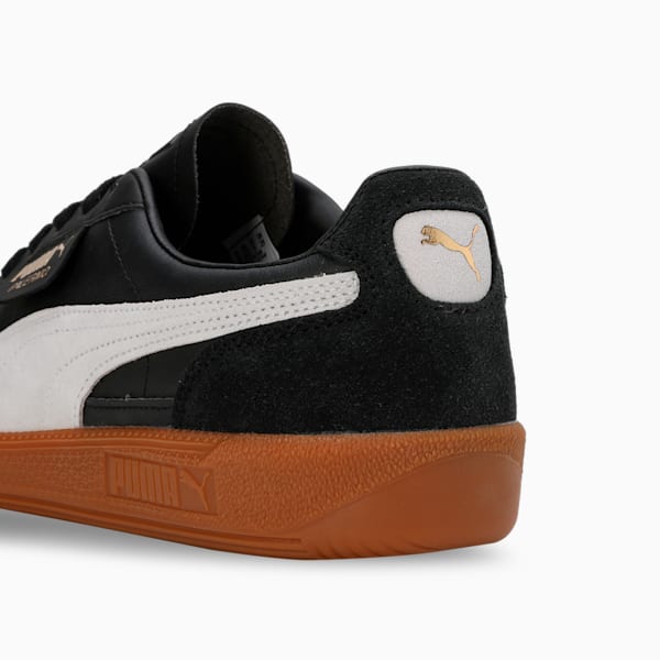 Puma Palermo Lth PUMA Black-Feather Gray-Gum Men's Lifestyle Shoes-39646403