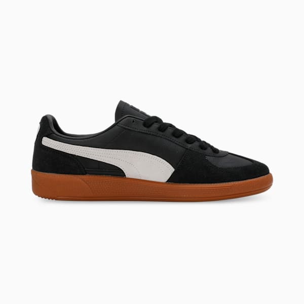 Puma Palermo Lth PUMA Black-Feather Gray-Gum Men's Lifestyle Shoes-39646403