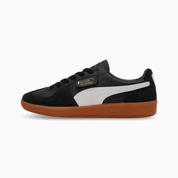 Side view of PUMA Men's Lifestyle Lace-Up Sneakers, showcasing the sleek design, breathable upper, cushioned insole, and iconic PUMA logo, designed for comfort and style in everyday wear.