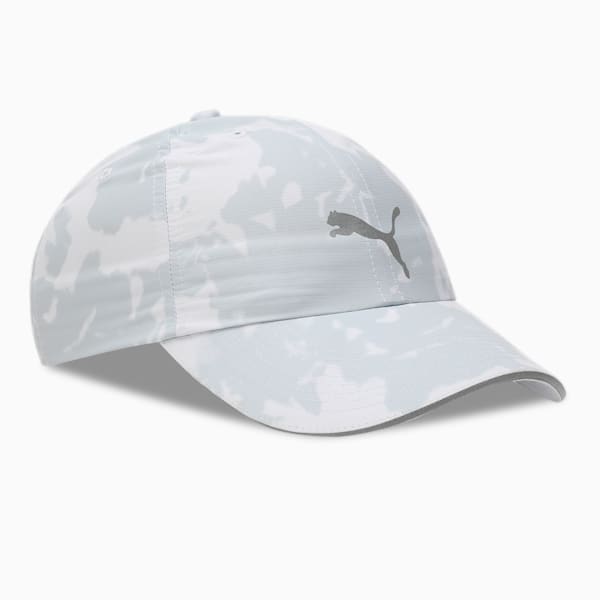 Side view of PUMA Unisex Lifestyle Cap, highlighting the adjustable strap, breathable fabric, and iconic PUMA logo, designed for a comfortable and stylish fit during casual wear.