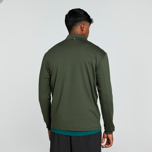 Puma RUN CLOUDSPUN FZ Jacket Dark Olive-puma Men's Winter Jacket-68738470