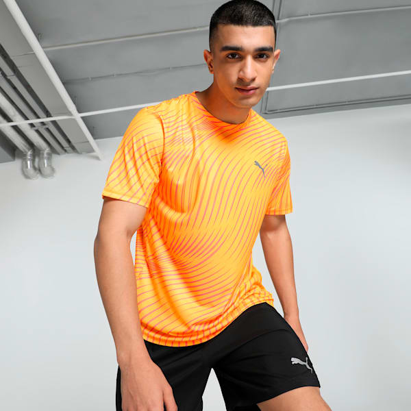 Front view of PUMA Men's Crew, showcasing its relaxed fit, modern design, and iconic logo for a casual and stylish look.