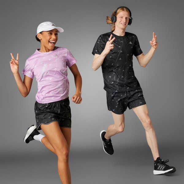 Adidas RUN IT BL TEE Men's T-Shirts