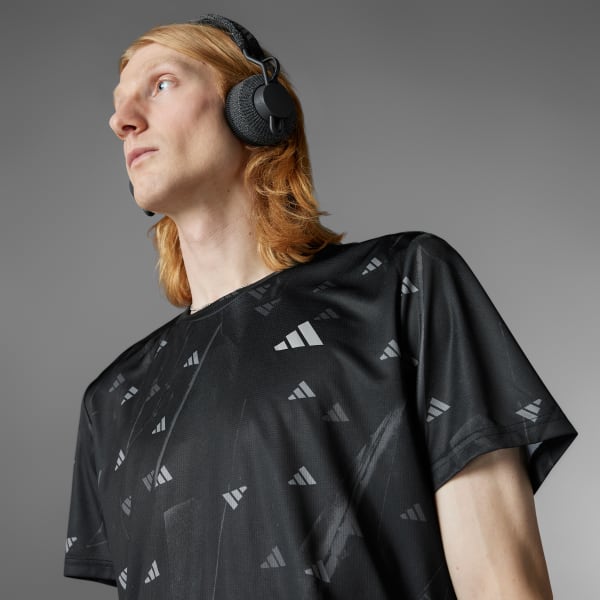 Adidas RUN IT BL TEE Men's T-Shirts