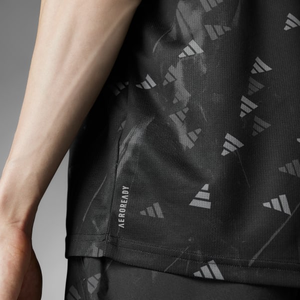 Adidas RUN IT BL TEE Men's T-Shirts